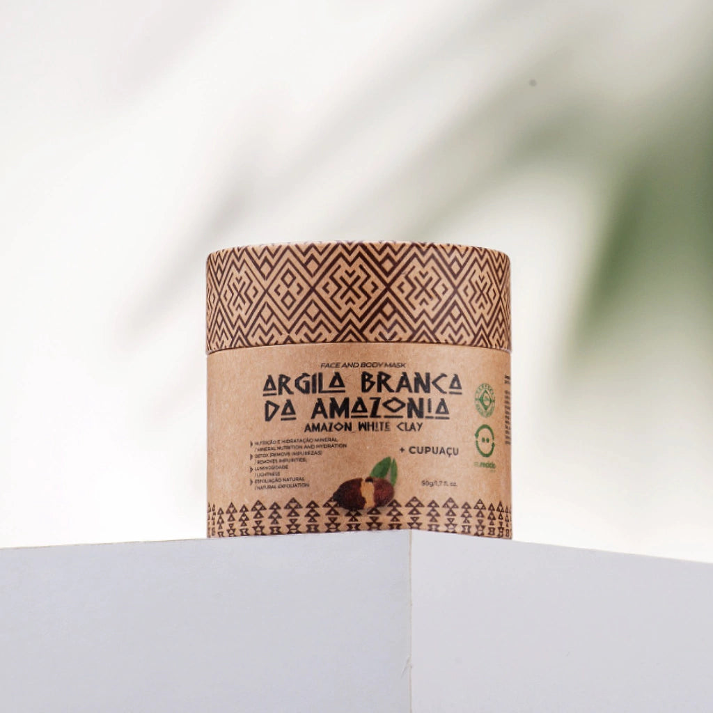 Weißer Ton aus dem Amazonas + Cupuaçu 50g