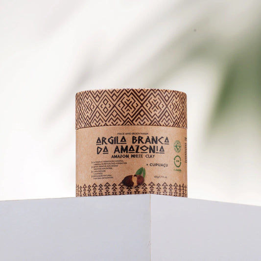Weißer Ton aus dem Amazonas + Cupuaçu 50g